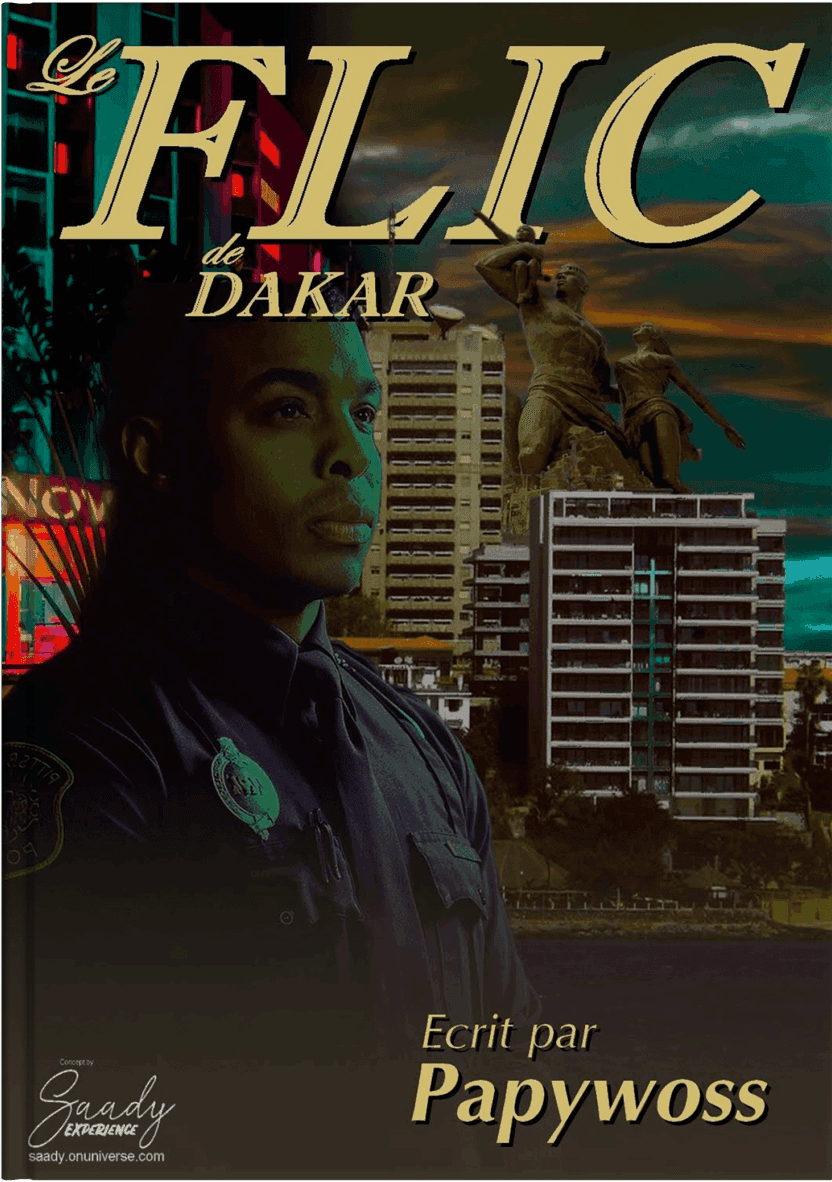Couverture du livre Le Flic De Dakar par l'écrivain sénégalais Papywoss